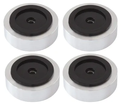 Produktbild von Dynavox HiFi Gerätefüße aus Aluminium, 4 Stück Silber