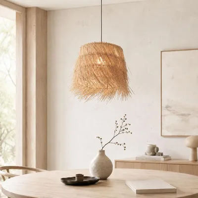 Image de Suspension en rotin Milton & Oldbrook, Ø 40 cm, Pilsen
