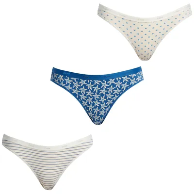 Produktbild von DIM 3er-Pack Baumwoll-Stretch-Strings D4C19 für Damen