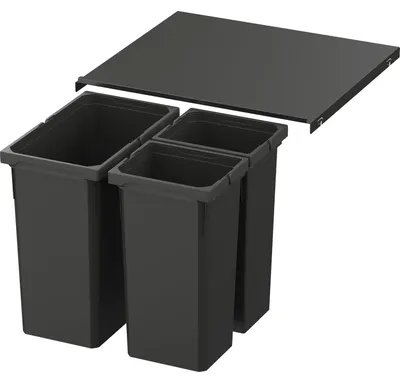 Produktbild von VS ENVI Free Pro Abfalltrennsystem KB 600/Höhe 426 mm Lava