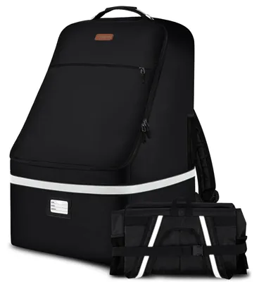 Produktbild von Autositz-Reisetasche, gepolsterter Autositz-Rucksack mit Stahlseilgriff und refl