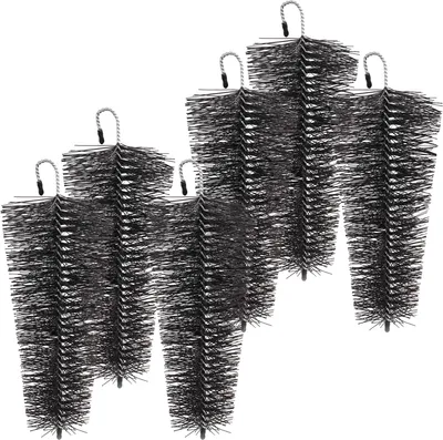 Obrázek produktu pro XPOtool Set 6x kónický kartáč na svodové trubky Ø8-12 cm D: 25 cm Ochrana proti listí pro svodové trubky jako ochrana proti listí / ochrana proti ucpání kunami