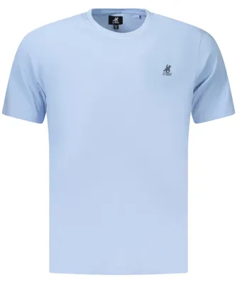 Produktbild von Herren T-Shirt in Hellblau - Kurzarm, Rundhals, Mit Logo-Druck