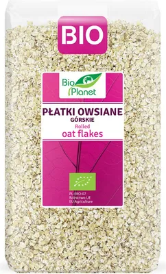 PŁATKI OWSIANE GÓRSKIE BIO 600 g - BIO PLANET
