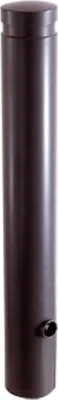 Produktbild von Aluminiumpoller Ø 120 mm, 900 mm Überflur ortsfest, mit Erdanker, 300 mm Unterflur