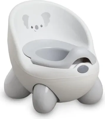Image de Pot de Chambre Bébé Infantino Koala, Design Moderne, Couvercle Anti-éclaboussures, Fond Détachable, Pieds Antidérapants