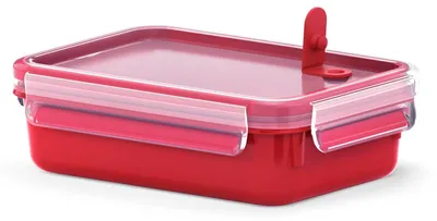 Immagine prodotto di Contenitore per microonde EMSA Clip&Micro 2.0 0,8 l 19,7x13,6x5,9cm rosso