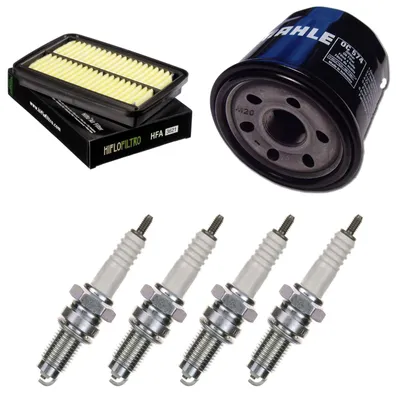 Image de Kit d'entretien pour Suzuki GSF 1200 S Bandit 2001-2006 : filtres et bougies d'allumage de la marque pamoto - Neuf