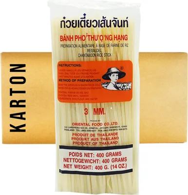 Produktbild von Farmer Reisnudel 3mm (Straight) 30x400g