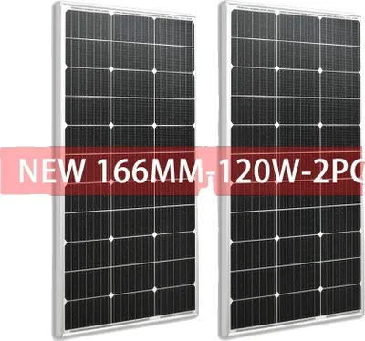 Produktbild von Solarpanel, monokristallin, hohe Effizienz, 240W Weißes Panel