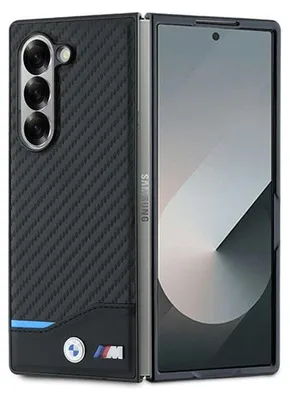 Produktbild von BMW Samsung Tasche BMHMZFD622NBCK Galaxy Z Fold6 MagSafe Carbon schwarz/schwarz