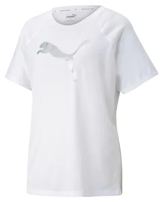 Produktbild von PUMA Damen Evostripe Tee T-Shirt, weiß, XS