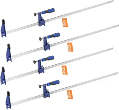 Obrázok produktu pre 4 x tyčové svorky na opracovanie dreva - 914 mm liatina - Uzamykateľné svorky na opracovanie dreva