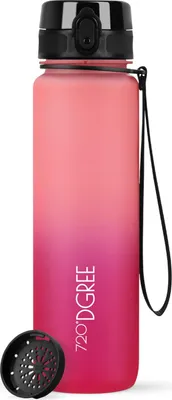 Produktbild von 720°DGREE Trinkfl. uberBottle Multic. softTouch m. fla. pink/fuchsia pink 1l