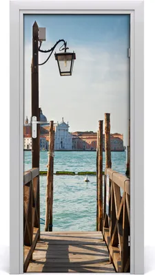 Produktbild von Tulup Türaufkleber 85x205 cm Dekorative Aufkleber Selbstklebend Wasserdichte Tapete Abnehmbar Schlafzimmer Wohnzimmer Wohnkultur - Venedig Italien