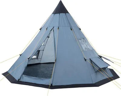 Produktbild von Tipi Zelt Spirit für 4 Personen | Indianerzelt für Camping, Wandern, 3000 mm Wassersäule | Firstzelt, Pyramidenzelt, Rundzelt | Gruppenzelt, Campingzelt, Familienzelt