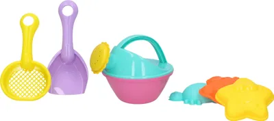 Produktbild von Sandspielzeug-Set mit Kännchen, 6-teilig