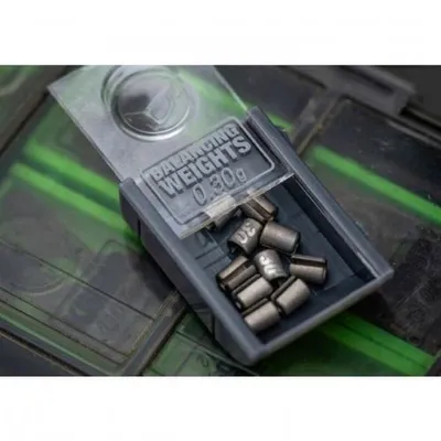Produktbild von Korda Dark Matter Balancing Weights - 10 Gewichte, Gewicht:0.40g