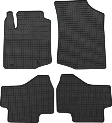 Produktbild von für Toyota Aygo ab 07/2014 Passform Fußmatten PETEX Gummimatten 4-teilig schwarz Allwettermatten Gummifußmatten