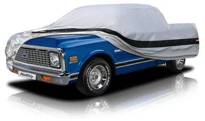 Obrázok produktu pre 10-vrstvová plachta na nákladné vozidlo, vodeodolná, do dĺžky 533,4 cm, strieborná farba