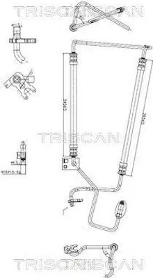 Obrázek produktu pro Kabel Posilovače Řízení Peugeot 206 98-12/206 Sw 02-