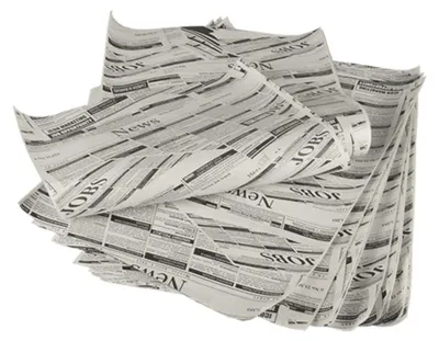 Produktbild von Papstar kg Einschlagpapiere, Cellulose 35 cm x 25 cm Newsprint 86054