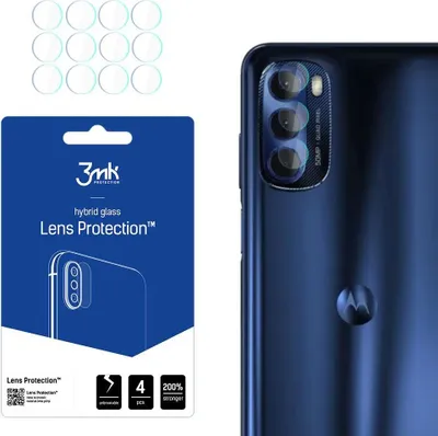 Produktbild von 3mk Hybridglas Lens Protection für Motorola Moto G Stylus 2022 Kamera Objektiv Kameralinse 0,16mm 6H (4 Stück)