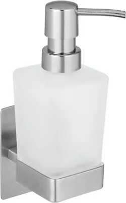 Produktbild von Edelstahl Glas Seifenspender matt 1 Stück