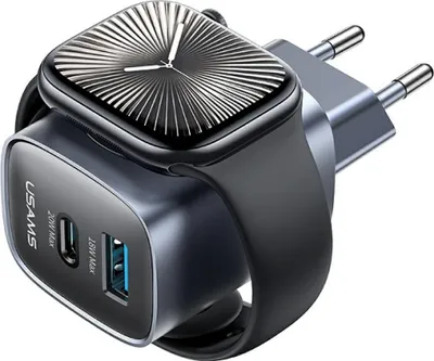 Immagine prodotto di Caricabatterie da rete Usams Cc293 T67 20W Iwatch 1Xusb-C 1Xusb-A Tarnish