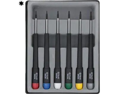 Produktbild von Donau Elektronik 280-67 280-67 Elektronik-u. Feinmechanik Schraubendreher-Set 6teilig Innen-Sechsrund (TX)