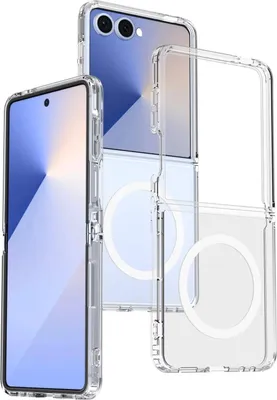 Produktbild von MagSafe Hülle mit integrierter Magnet für Samsung Galaxy Z Flip 7 Handyhülle Bumper Transparent