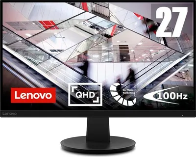 Produktbild von Lenovo N27q, 68,6 cm (27"), 2560 x 1440 Pixel, Quad HD, 6 ms, Schwarz