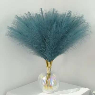 Image de Décoration en herbe de pampa, séchée, 30 pièces, 55 cm, pour la maison