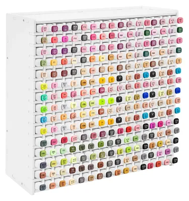 Produktbild von Aufbewahrungsständer für Marker, Schreibtisch-Stiftehalter, Stiftehalter zur Aufbewahrung von Bleistiften, Buntstiften und Markern, Aufbewahrungsbox für Zuhause und Büro (240 Stifte)