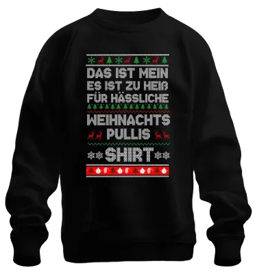 Immagine prodotto di Maglione di Natale - Maglione unisex natalizio, nero, XL