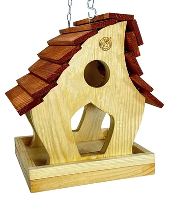 Produktbild von Vogelhäuschen Vogelfutterhaus - Imprägniertes Holz - Für Balkon