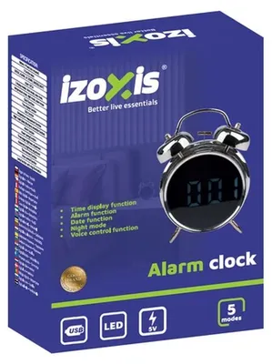 Obrázek produktu pro Digitální hodiny - budík Izoxis 26337