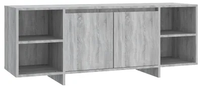 Produktbild von vidaXL TV-Schrank Grau Sonoma 130x35x50 cm Holzwerkstoff