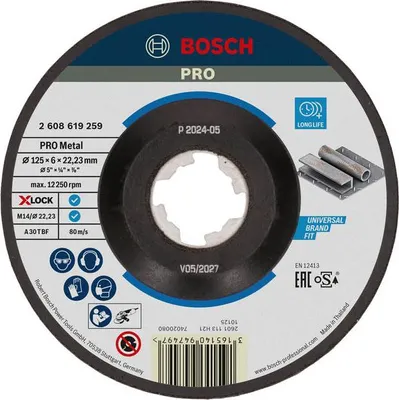 Produktbild von PRO Metal X-Lock Schleifscheibe, 125 x 6 x 22.23 mm, oSa