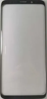 Produktbild von Frontscheibe für Samsung Galaxy S9 G960 mit OCA, Farbe:Schwarz