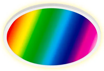 Zdjęcie produktu dla Panel LED BRILONER SLIM, zdalne sterowanie, możliwość ściemniania, kolorowe światło RGB, neutralne białe światło, biały, 42 x 3 cm