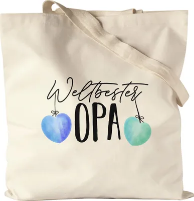 Produktbild von Weltbester Opa Jutebeutel Stoffbeutel Canvas Bester Opa Der Welt Schöne Geschenkidee Großvater Opi Geburtstag