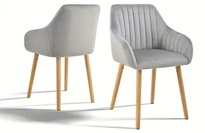 Produktbild von Set mit 2/4/6 minimalistischen Esszimmerstühlen