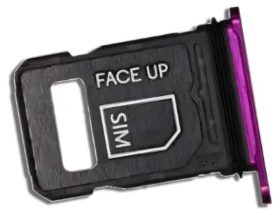 Produktbild von Ersatz SIM-Kartenhalter für Motorola Razr 60 Ultra (XT2551), Lila