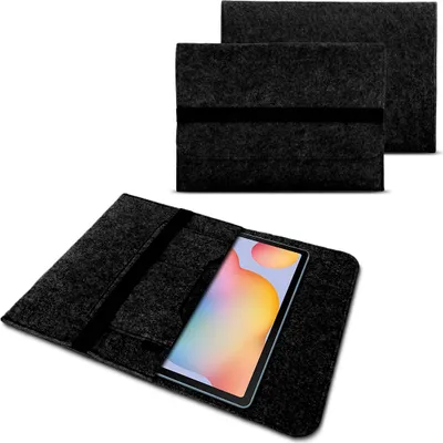 Produktbild von Tablet Tasche für Samsung Galaxy Tab S11 S10 S9 S8 S7 11" Hülle Filz SchutzhülleFarbe:Dunkelgrau