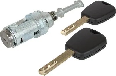 Produktbild von Türschloss Schließzylinder VORNE LINKS = RECHTS + Schlüssel für Citroen C2 / C3