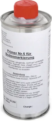 Produktbild von Primer Nr. 5 für Bodenmarkierungsbänder, Inhalt: 250 ml