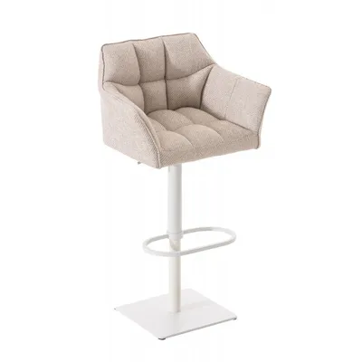 Produktbild von Barhocker Damaso W Stoff - elfenbein