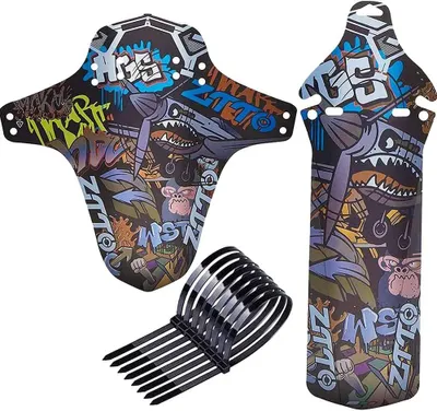 Productafbeelding van Spatborden MTB - Set van 2 - Met print - 26 tot 29 inch