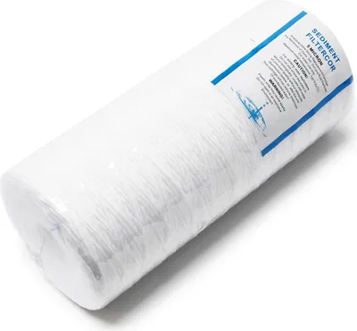 Zdjęcie produktu dla Naturewater PPW-10A 5 µ bawełniany wkład filtrujący 254 mm (10 cali), wkład filtrujący do wody, wkład filtrujący do systemu odwróconej osmozy do wody pitnej